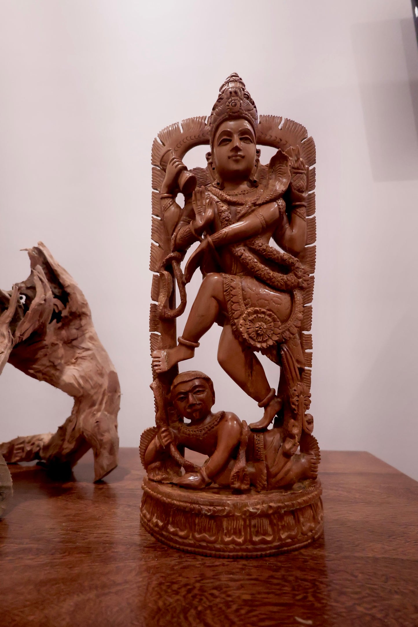 Sandalwood Vintage Natraja Statue