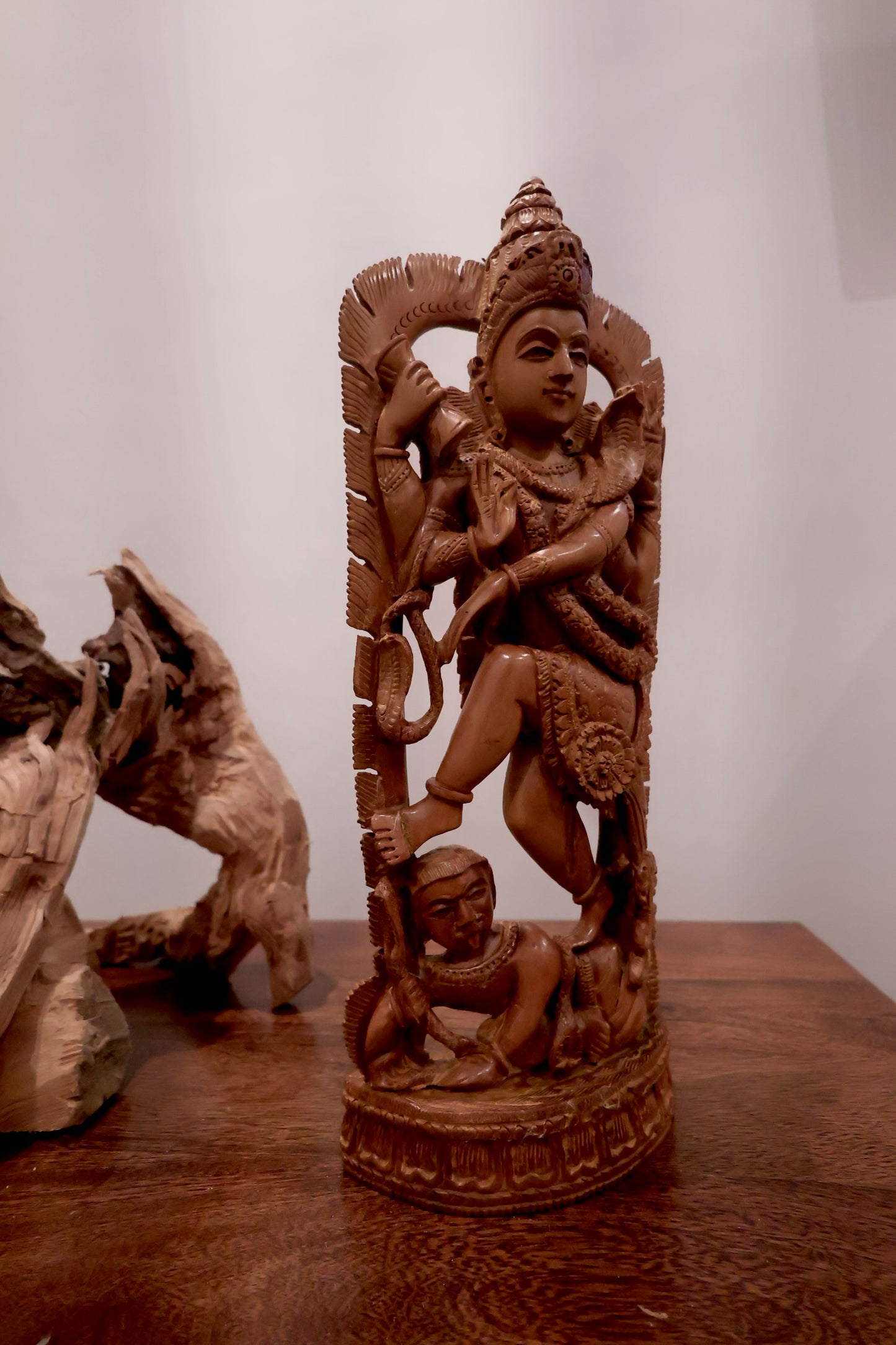 Sandalwood Vintage Natraja Statue