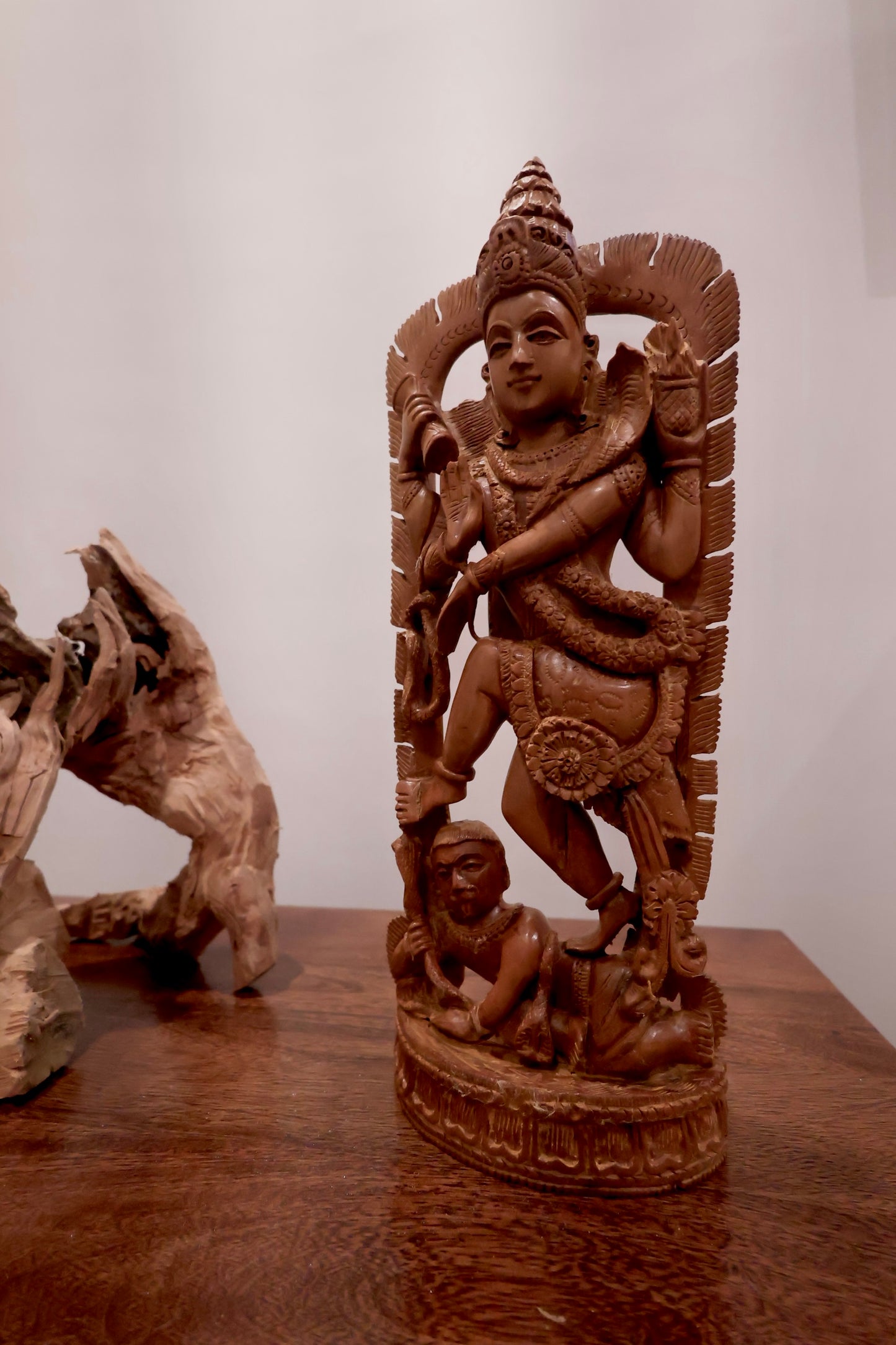 Sandalwood Vintage Natraja Statue