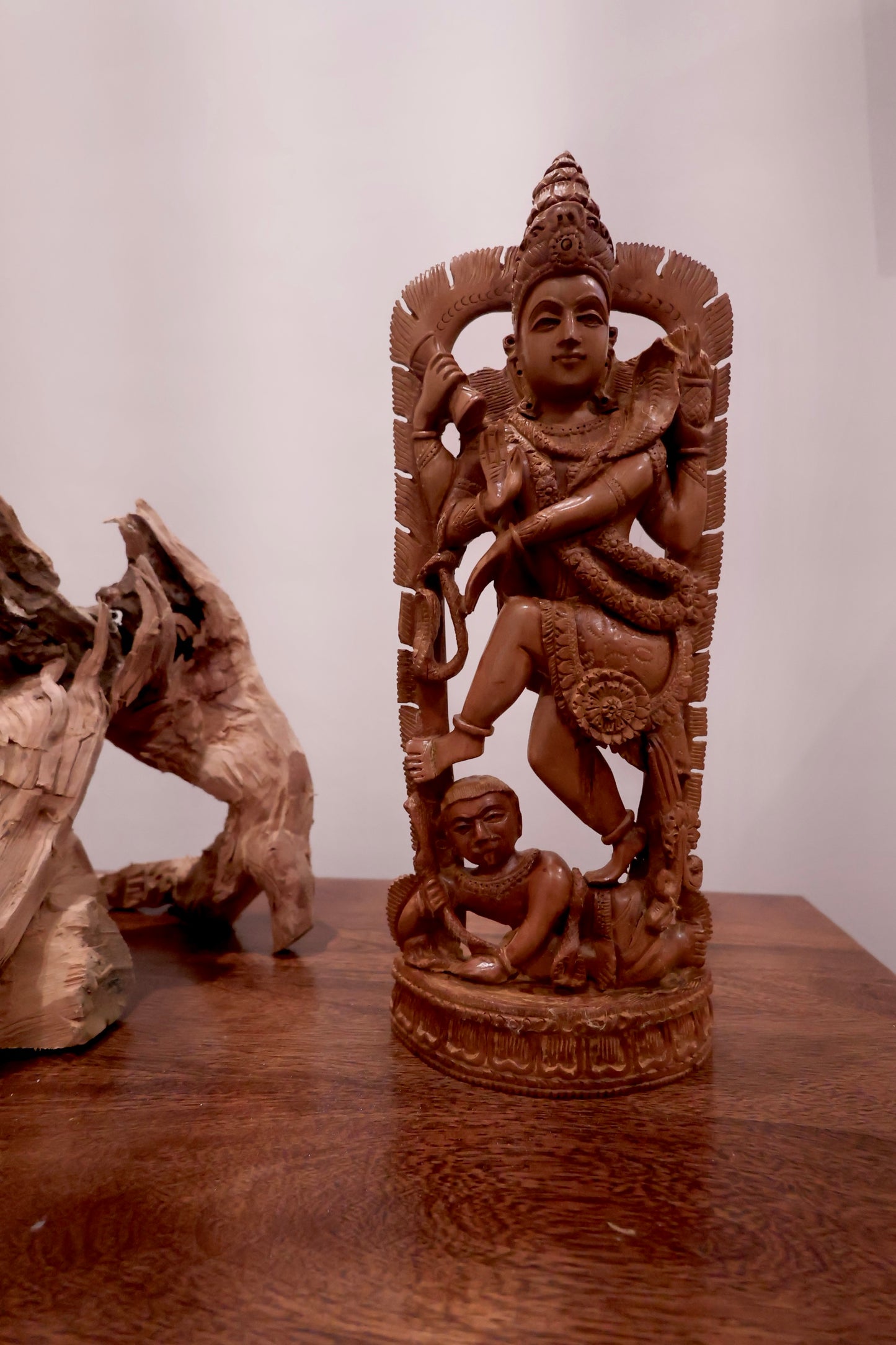 Sandalwood Vintage Natraja Statue