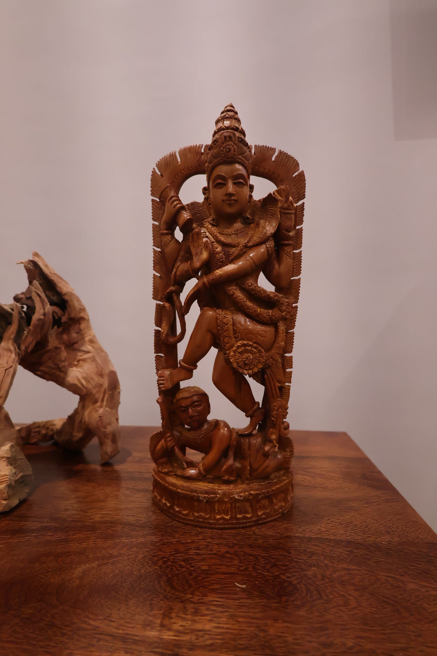 Sandalwood Vintage Natraja Statue