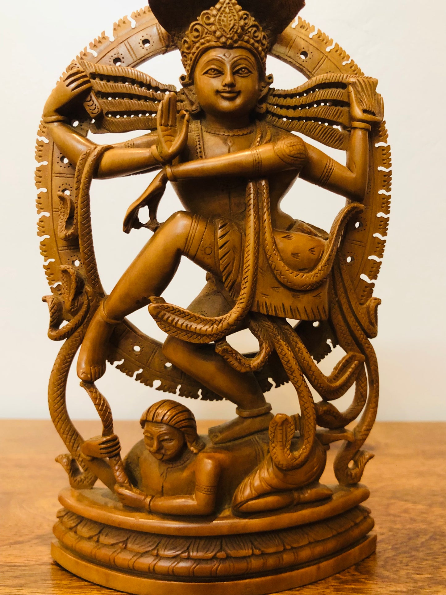 Sandalwood Beautifully Carved Small Natraja Statue