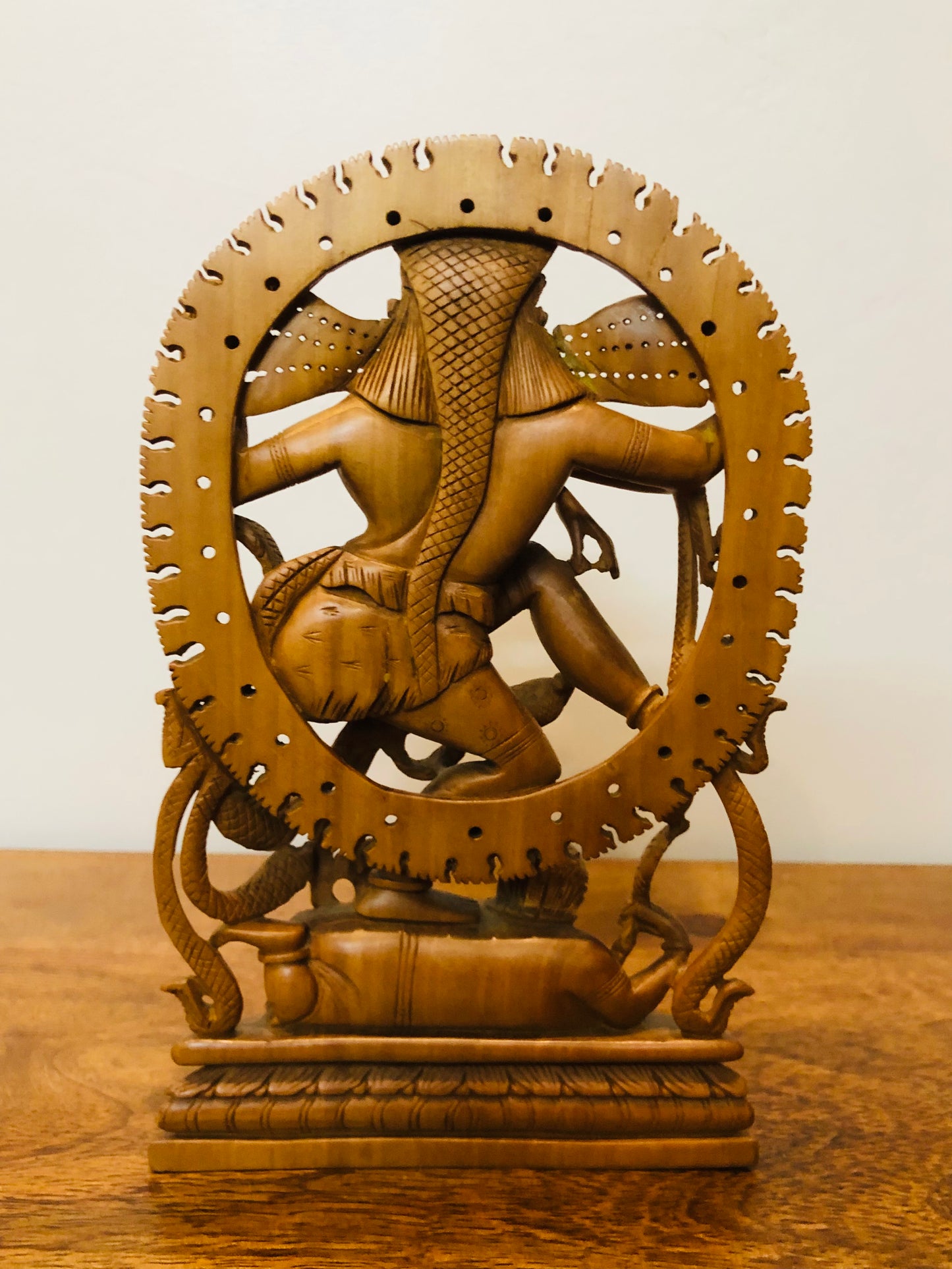 Sandalwood Beautifully Carved Small Natraja Statue
