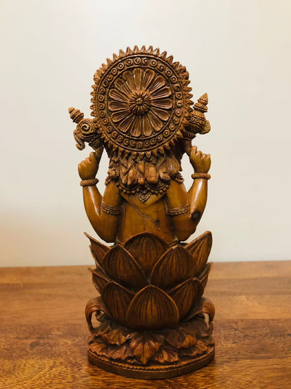Sandalwood Special Carved Ganesha Statue