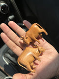 Sandalwood cows 8 statue set