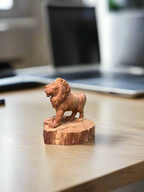 Sandalwood Lion paperweight