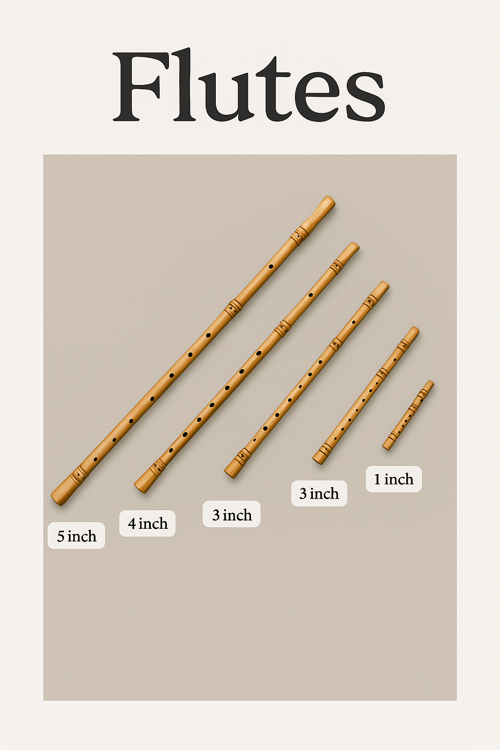 Sandalwood Tiny Flute Basuri for Thakurji
