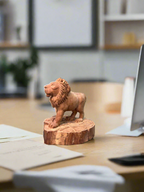 Sandalwood Lion paperweight