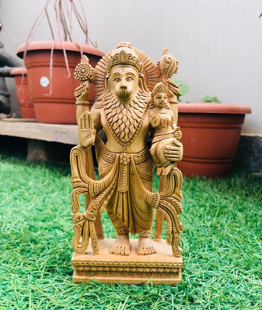 Wooden Narasimha