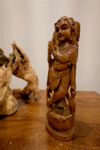 Vintage Sandalwood Baby Krishna