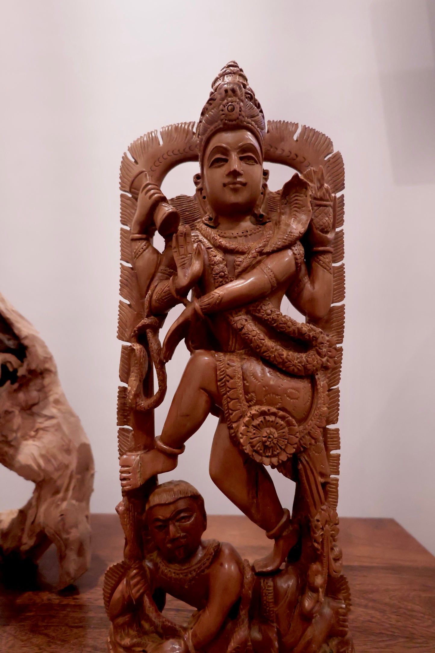 Sandalwood Vintage Natraja Statue