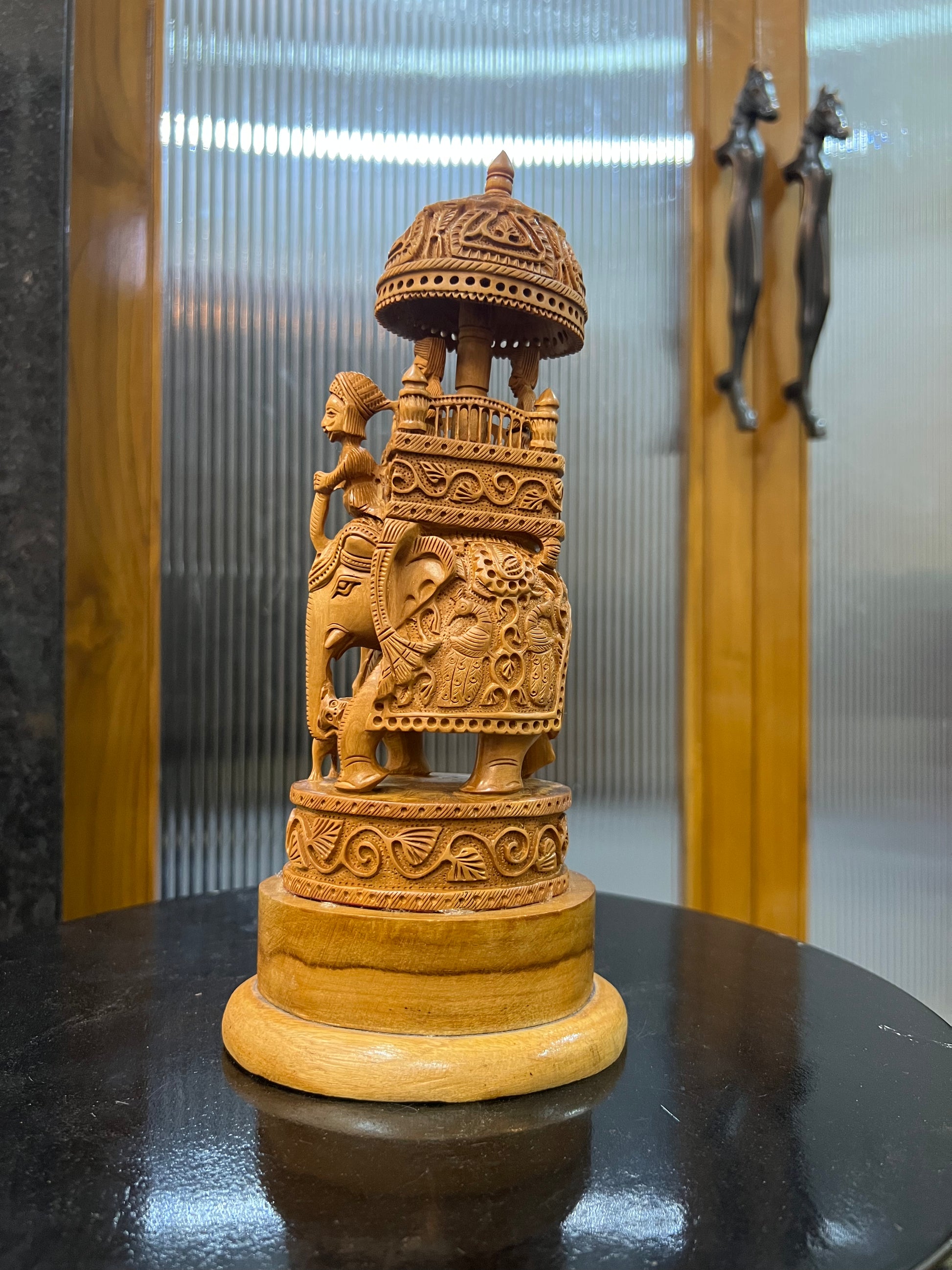 Sandalwood Ambabari Round Chatri (10inches)