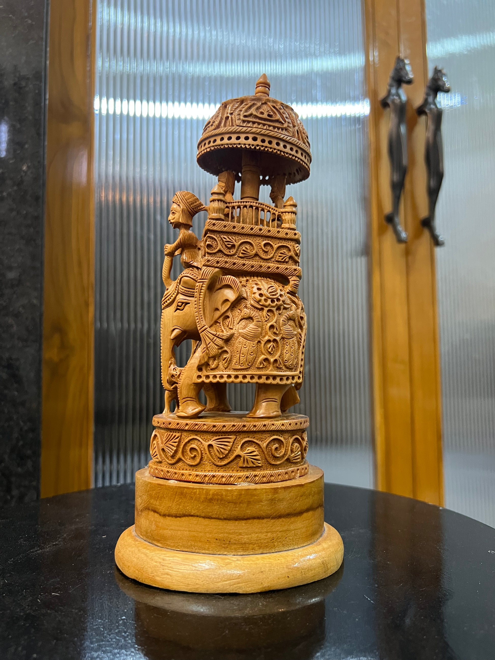 Sandalwood Ambabari Round Chatri (10inches)