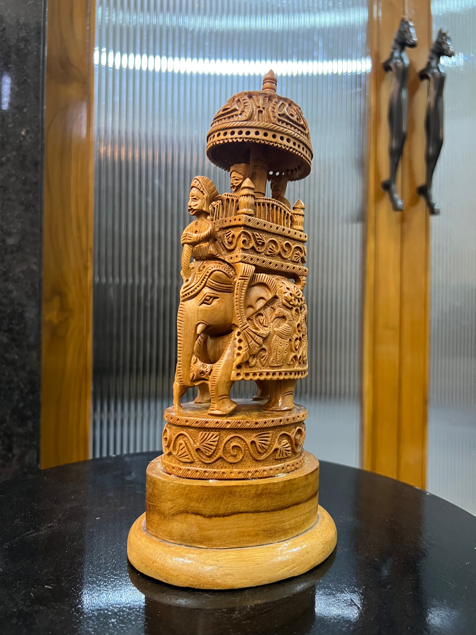 Sandalwood Ambabari Round Chatri (10inches)