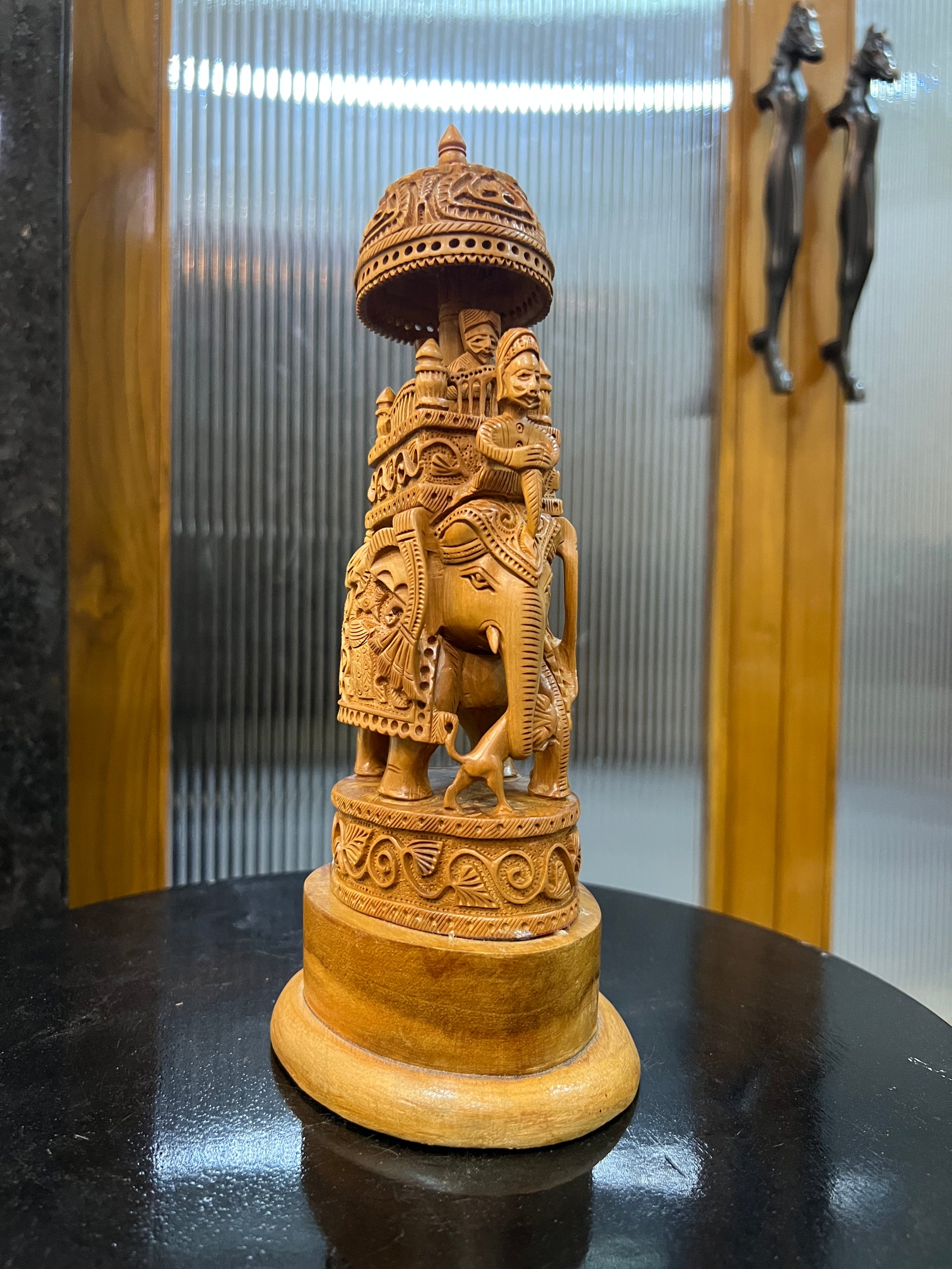 Sandalwood Ambabari Round Chatri (10inches)