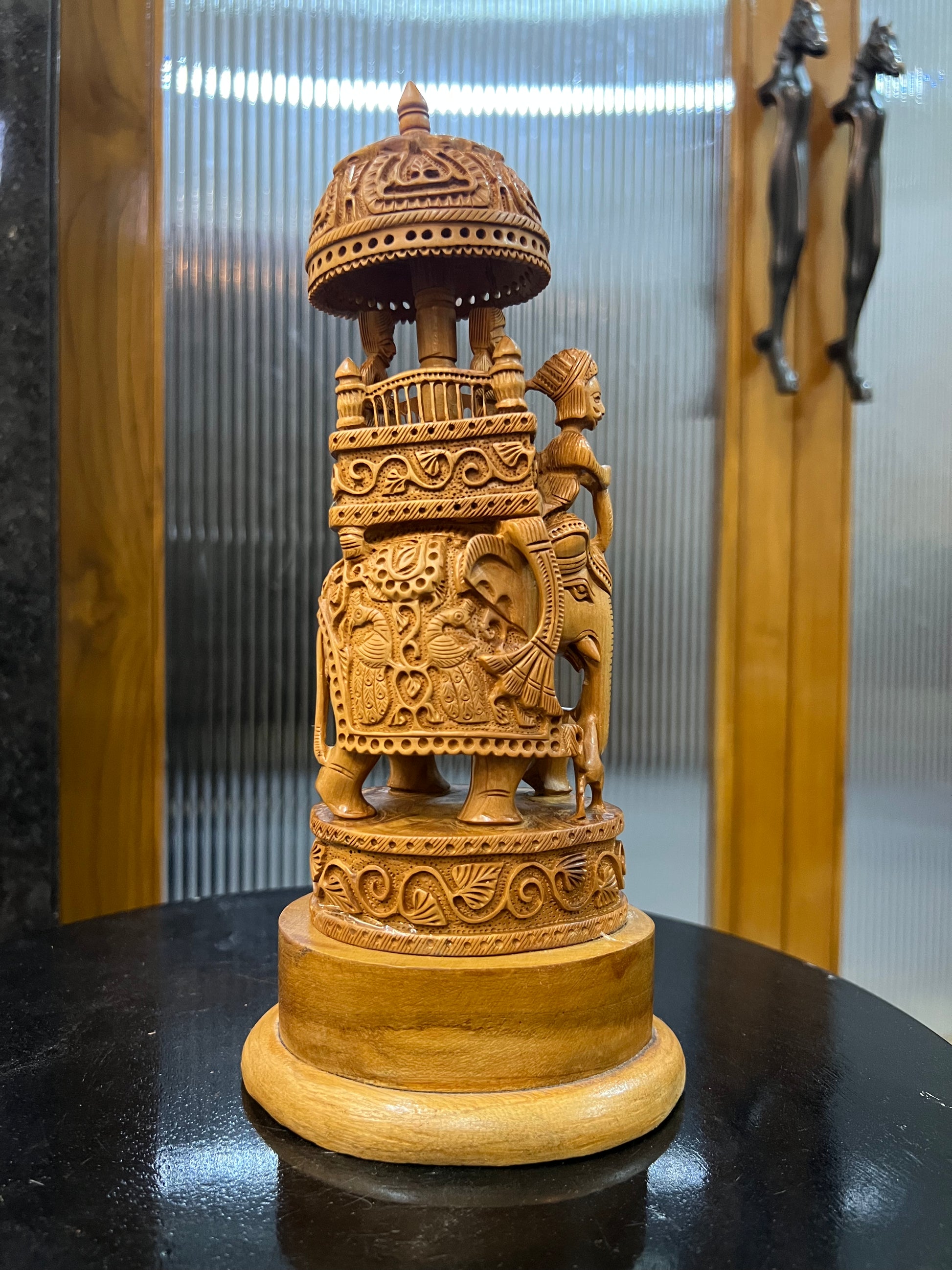 Sandalwood Ambabari Round Chatri (10inches)