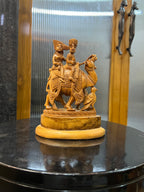 Sandalwood Dhola Maru Statue Chandan Showpiece Idol (8" inch)