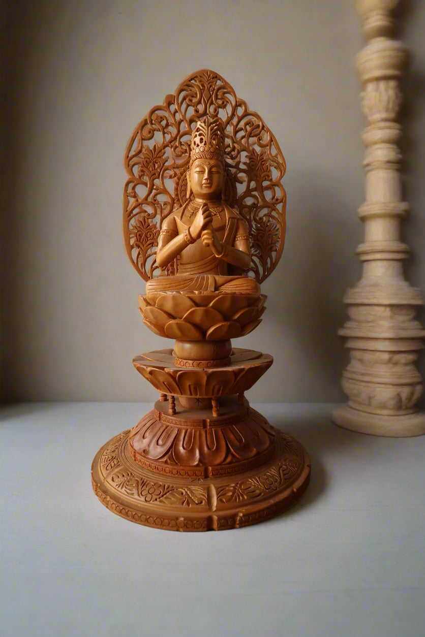 Sandalwood Vairochana Buddha the Supreme Transcendent Buddha