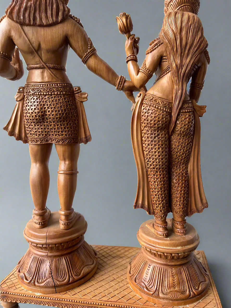 The Marriage of Shiva and Parvati Statue