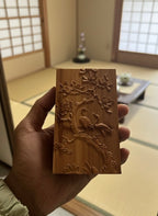 Sandalwood Crane Love Box 5"