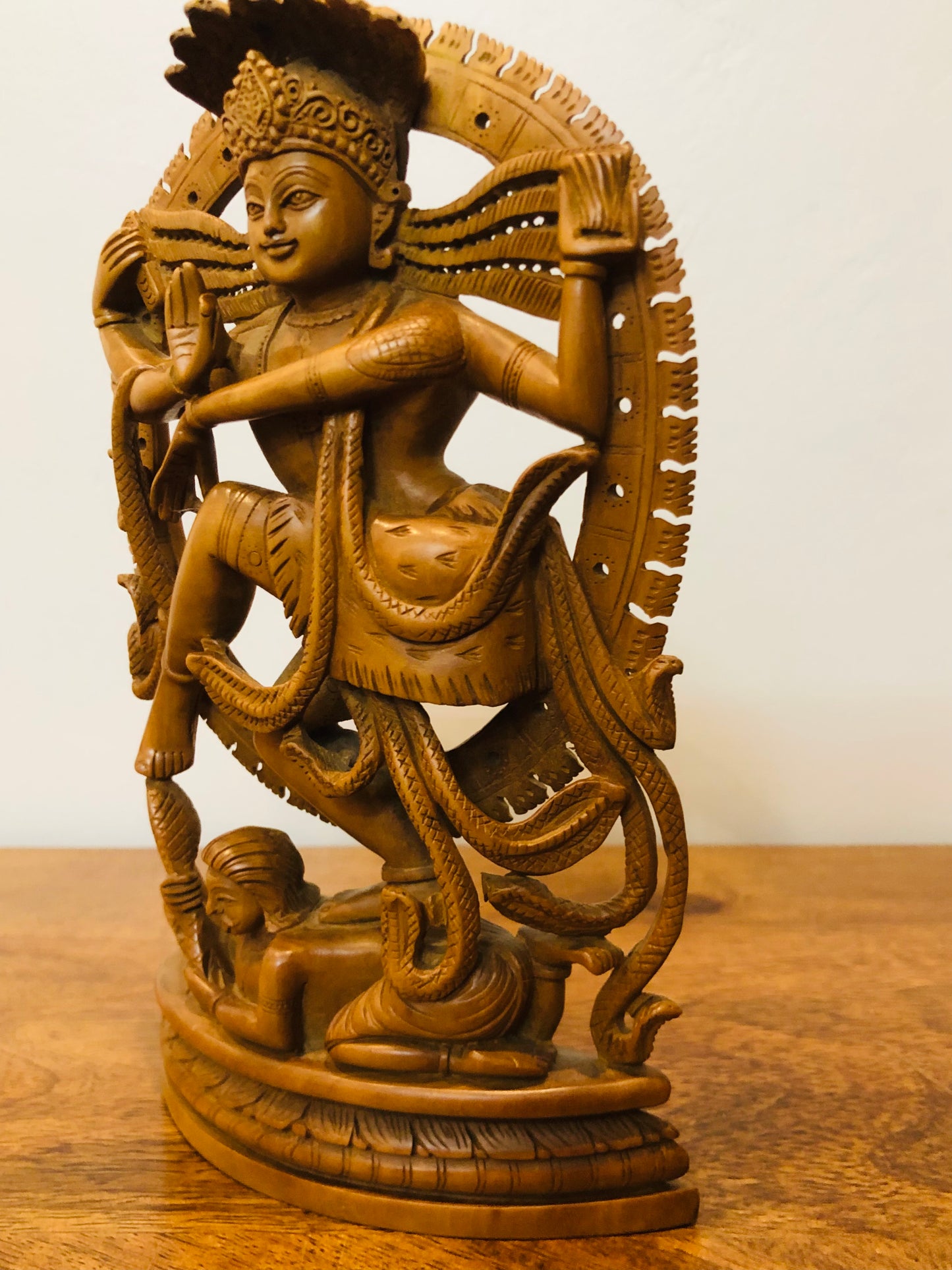 Sandalwood Beautifully Carved Small Natraja Statue