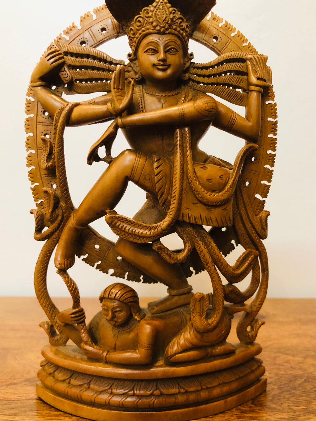 Sandalwood Beautifully Carved Small Natraja Statue