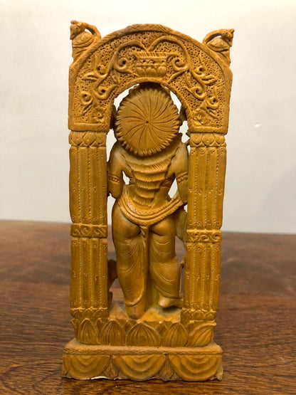 Sandalwood Standing Special Saraswati Statue