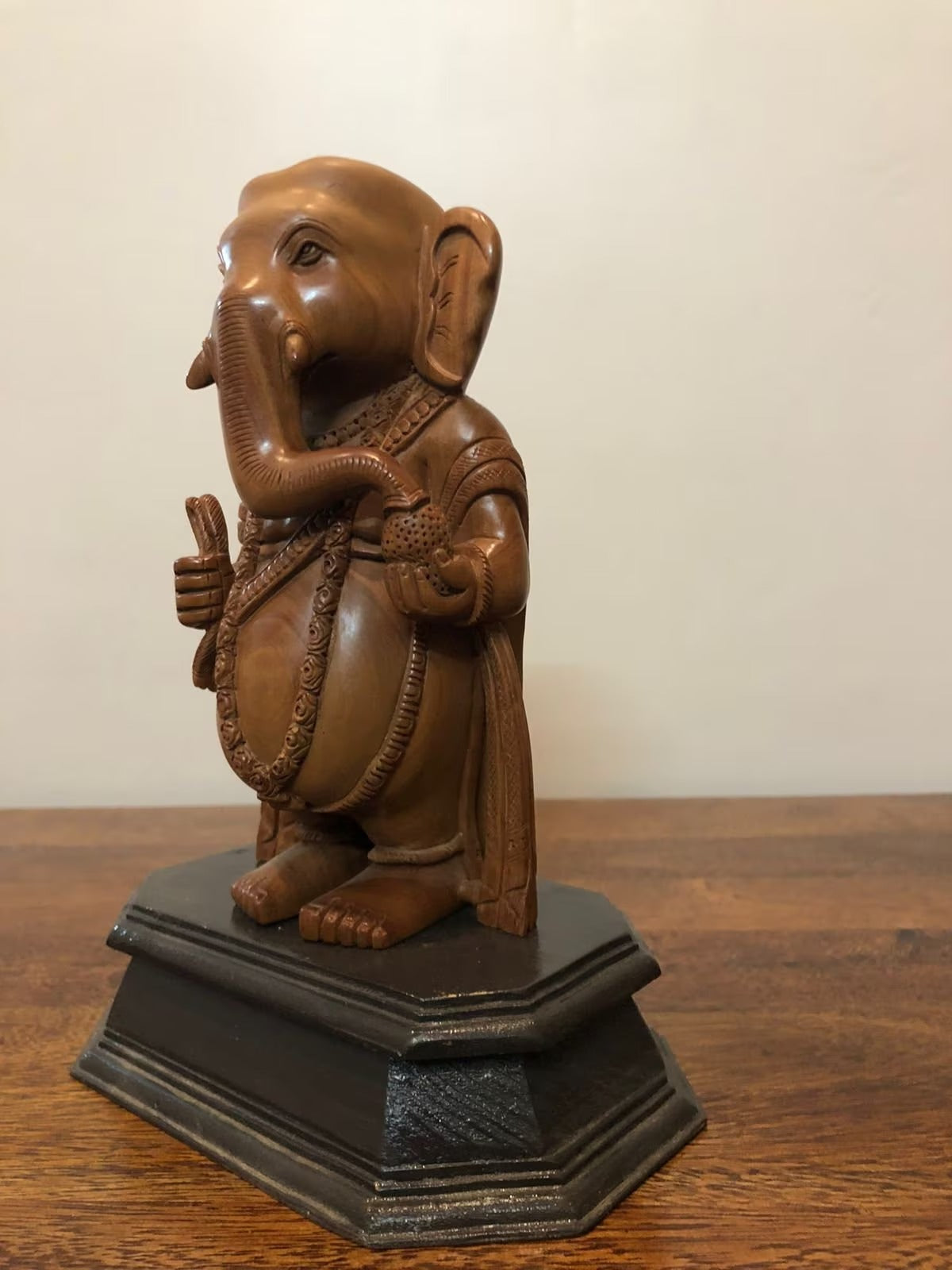 sandalwood Fine Hand Carved Baby Ganesha Statue