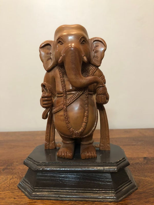 sandalwood Fine Hand Carved Baby Ganesha Statue