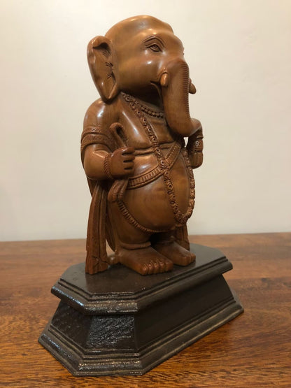 sandalwood Fine Hand Carved Baby Ganesha Statue