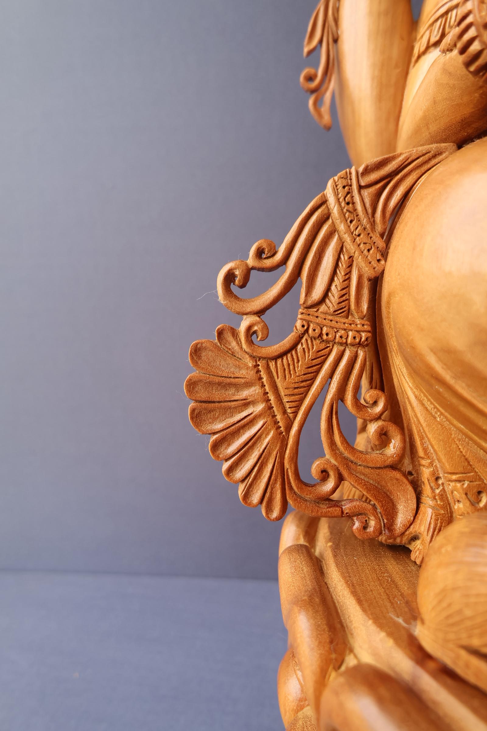 Sandalwood Special Carved Lord Ganesha - Malji Arts