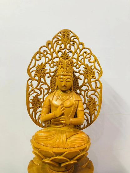 Sandalwood Vairochana Buddha , the Supreme Transcendent Buddha