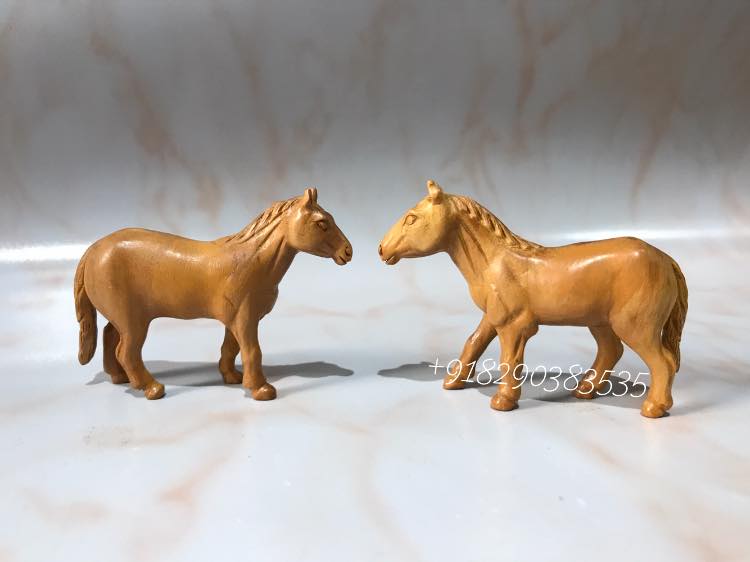 Sandalwood Animals & Birds Pairs (Set Of 2 Piece) ठाकुरजी सेवा - Arts99 - Online Art Gallery