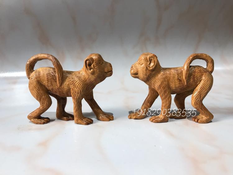 Sandalwood Animals & Birds Pairs (Set Of 2 Piece) ठाकुरजी सेवा - Arts99 - Online Art Gallery