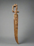 Sandalwood Hand Carved Decorative Indian Small Sword - Arts99 - Online Art Gallery