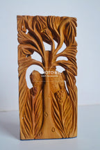 Sandalwood Carved Mughal Love Scene Statue - Arts99 - Online Art Gallery