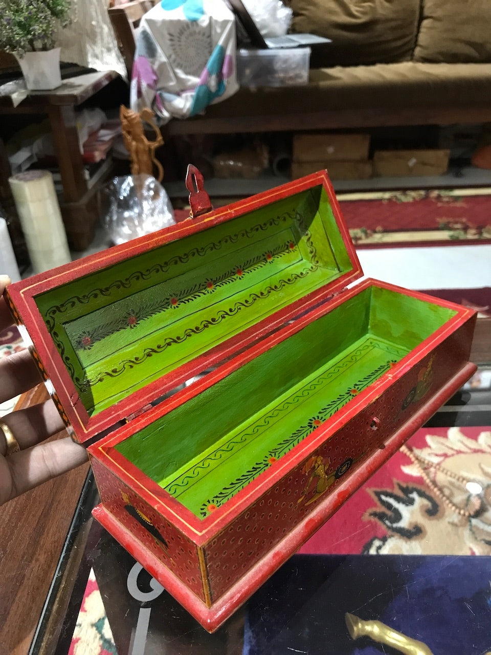 Wooden Vintage Hand Painted Royal Jewellery Box - Arts99 - Online Art Gallery