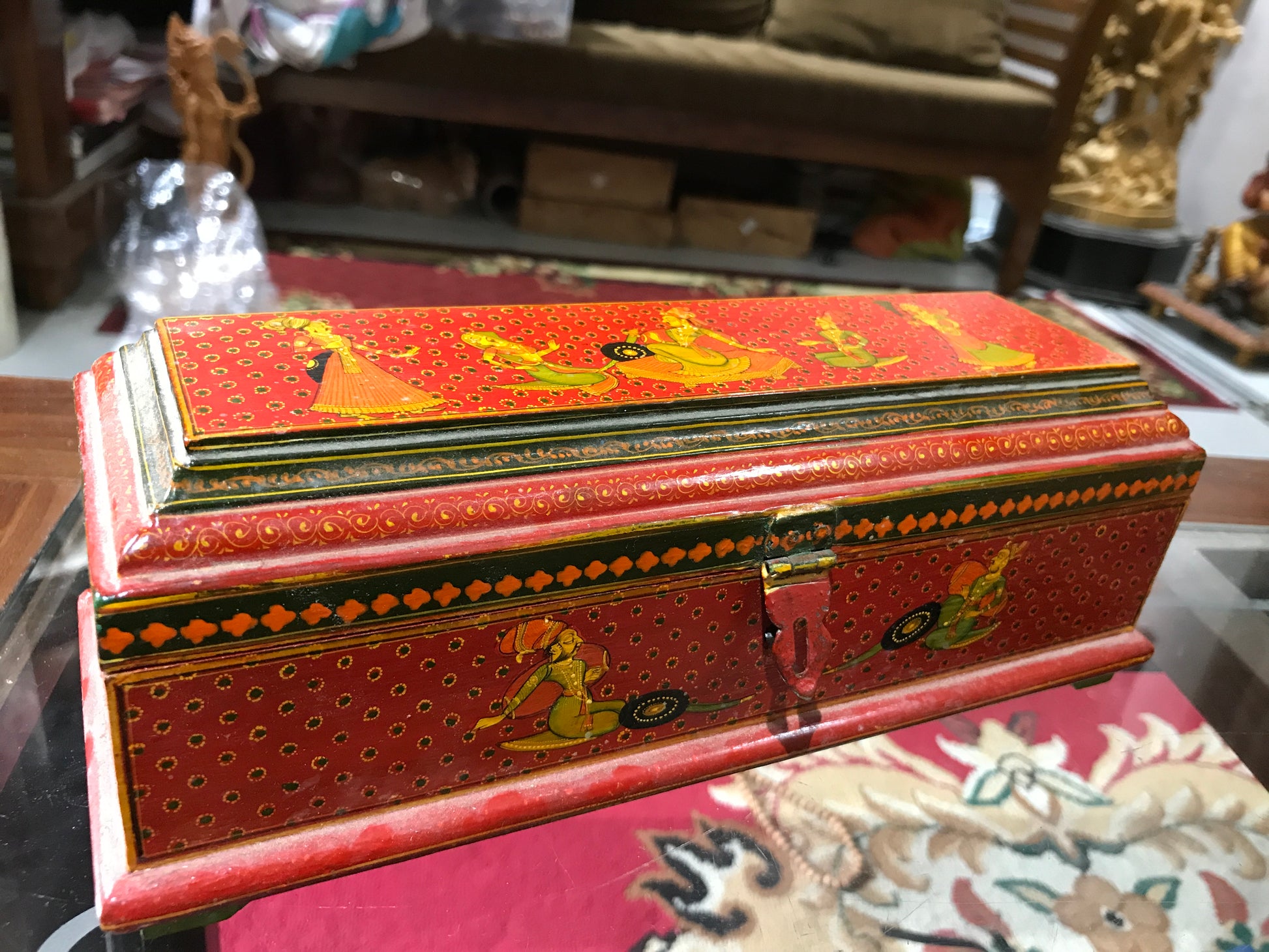 Wooden Vintage Hand Painted Royal Jewellery Box - Arts99 - Online Art Gallery