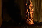 Wooden Large Radha Krishna Love Scene 22 inch Statue