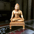 Wooden Lord Hanumana Meditation Statue - Arts99 - Online Art Gallery