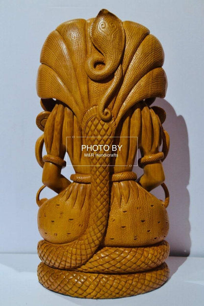 Wooden Fine Hand Carved Shiva Meditation Sitting Posture - Arts99 - Online Art Gallery