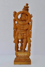 Vintage Sandalwood Carved Rare Lord Ganesha Dancing Statue - Arts99 - Online Art Gallery