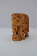 Sandalwood Fine Hand Carved Tiny Elephant Statue - Arts99 - Online Art Gallery