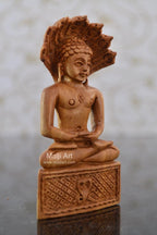Sandalwood Beautifully Carved PARASNATH BHAGWAN - Arts99 - Online Art Gallery