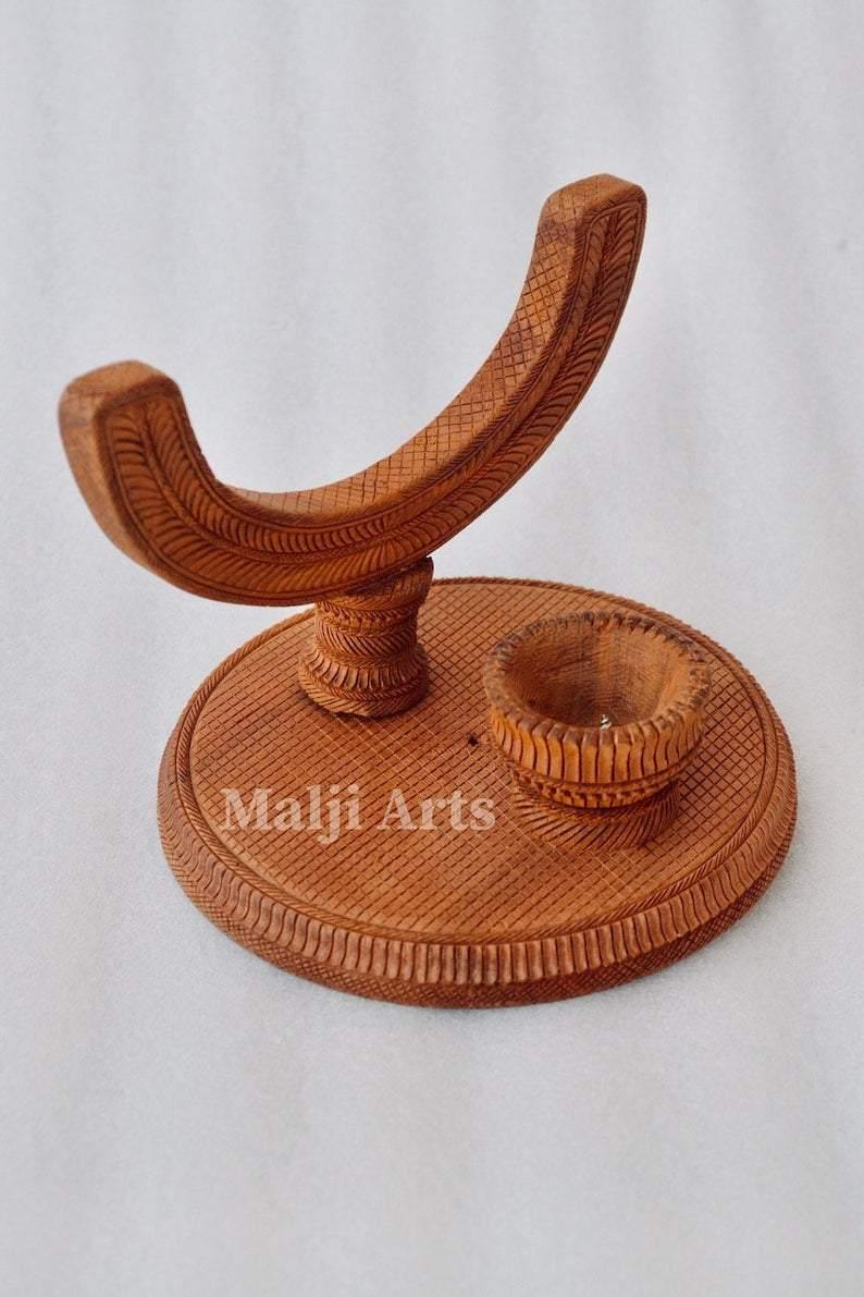 Unique Sandalwood Carved Opening Sitar or Veena Collective Art-piece by National Awarded Jangid Family - Arts99 - Online Art Gallery